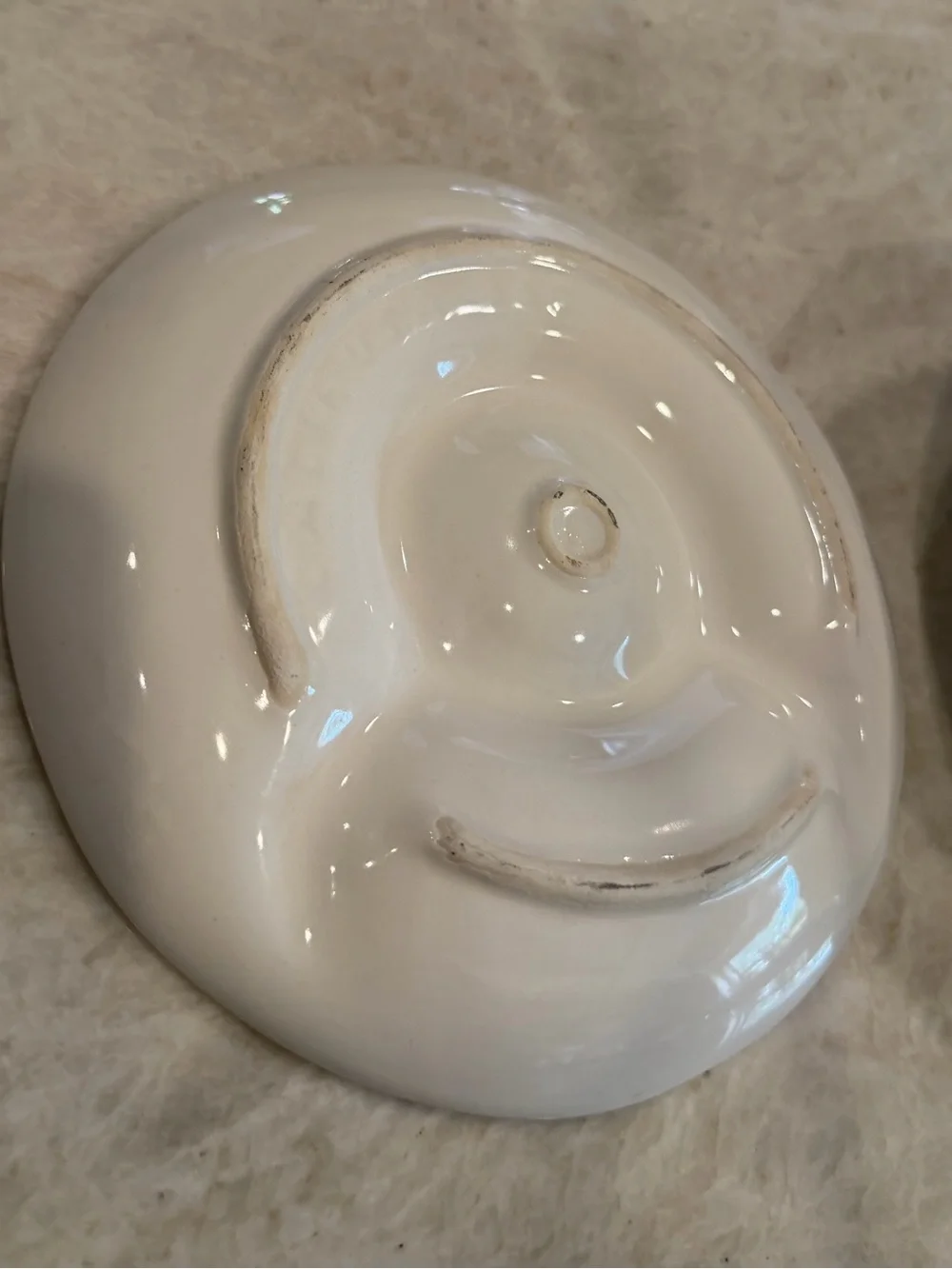 Vintage California Pottery artichoke plates set of 4